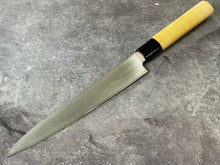 Load image into Gallery viewer, Vintage Japanese Yanagiba Knife 200mm  Made in Japan 🇯🇵 Carbon Steel 1684