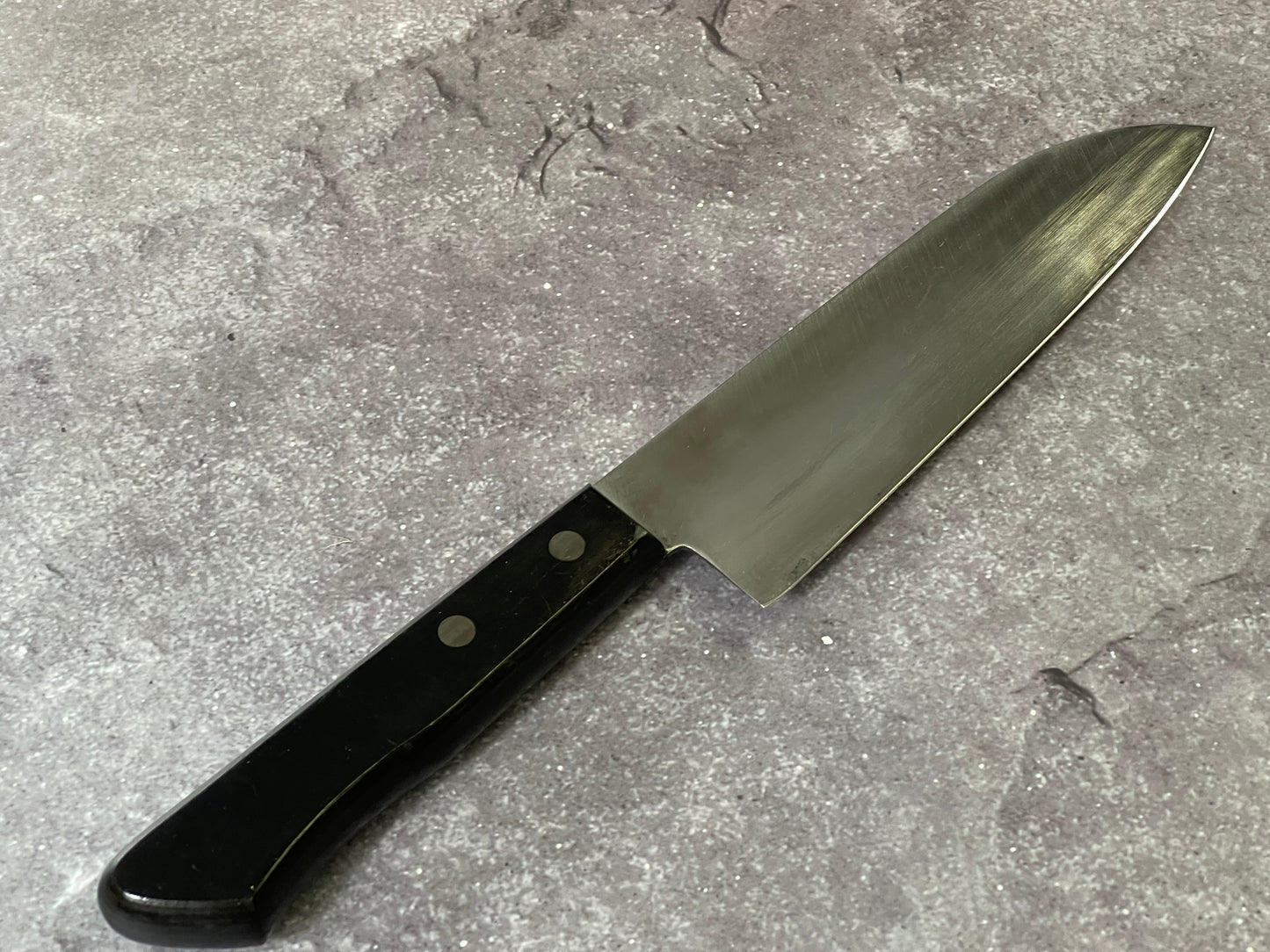 Vintage Japanese Santoku Knife 160mm Made in Japan 🇯🇵 1656
