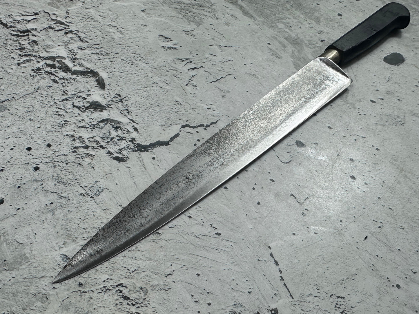 Vintage Sabatier Nogent Flexible Slicing Knife 200mm Carbon Steel 2187