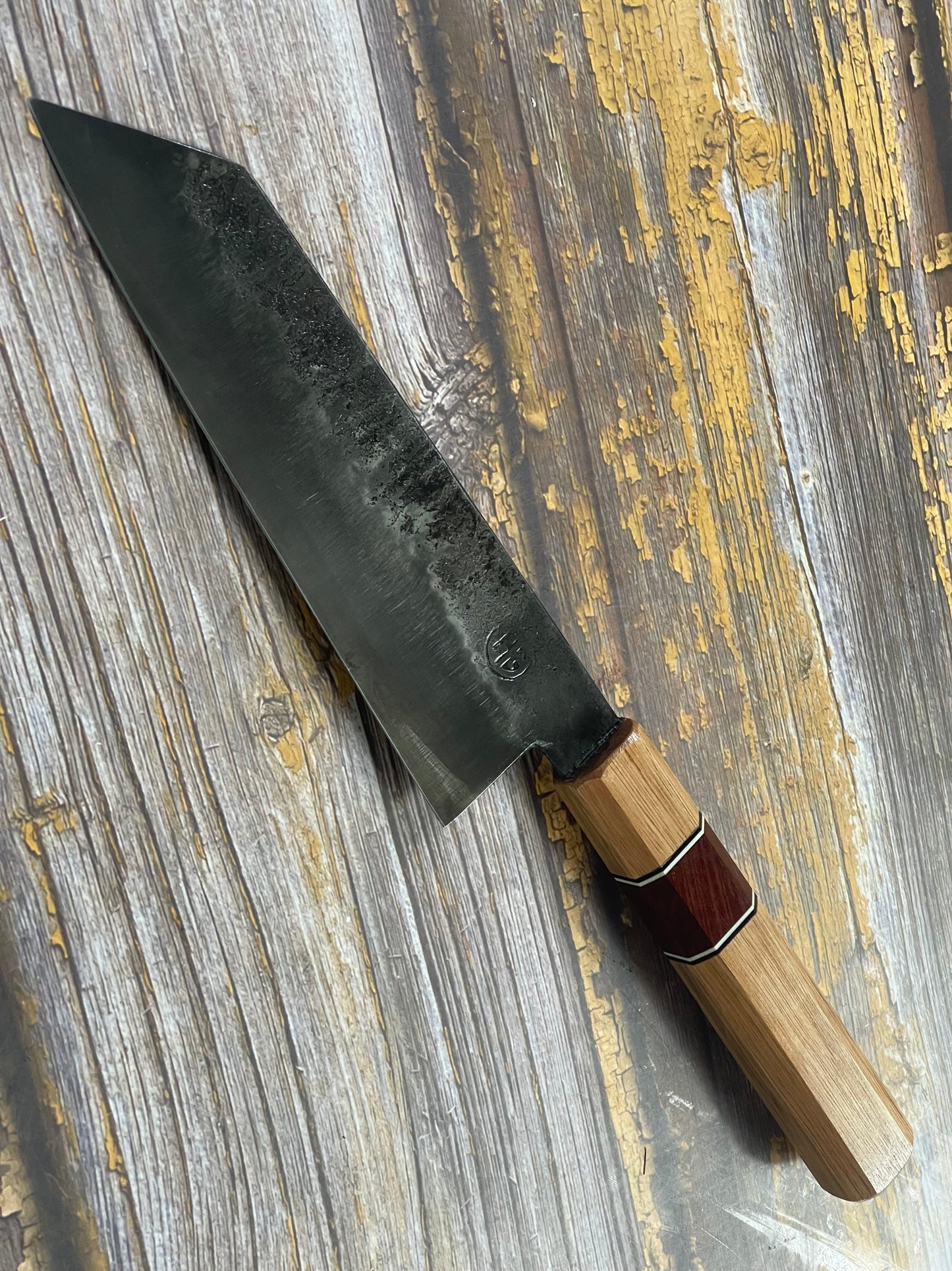HG Blade Bunka Knife 170mm Kurouchi Finish 1084 High Carbon Steel