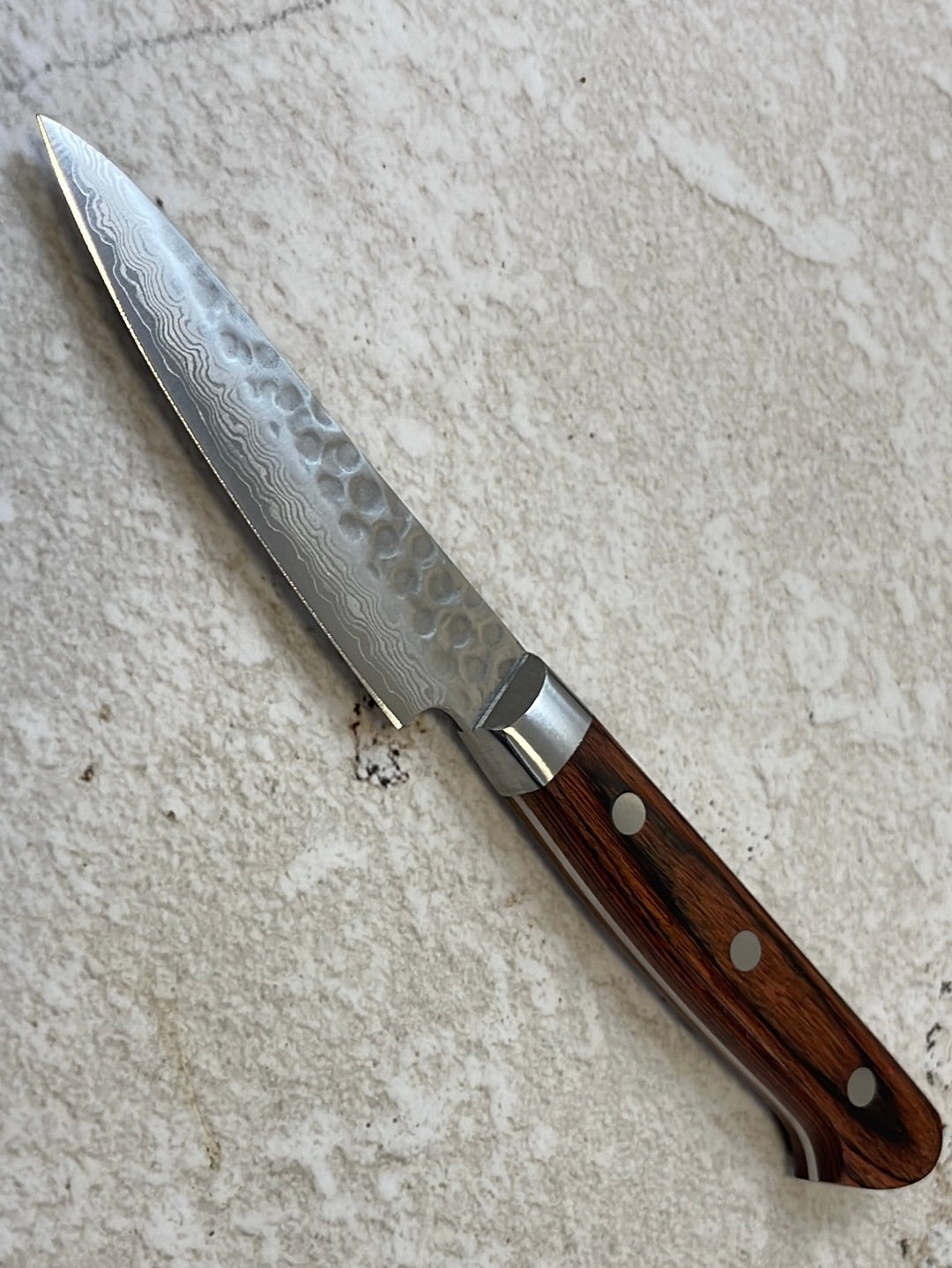 Tsunehisa VG10 Brown Pakka Petty 80mm - Made in Japan 🇯🇵