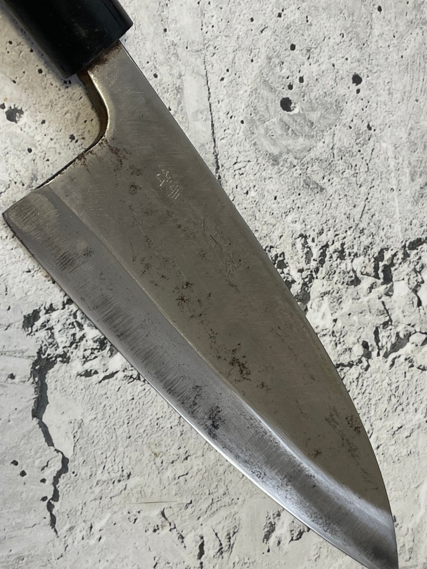 Vintage Japanese Deba Knife 170mm Made in Japan 🇯🇵 Carbon Steel 1517