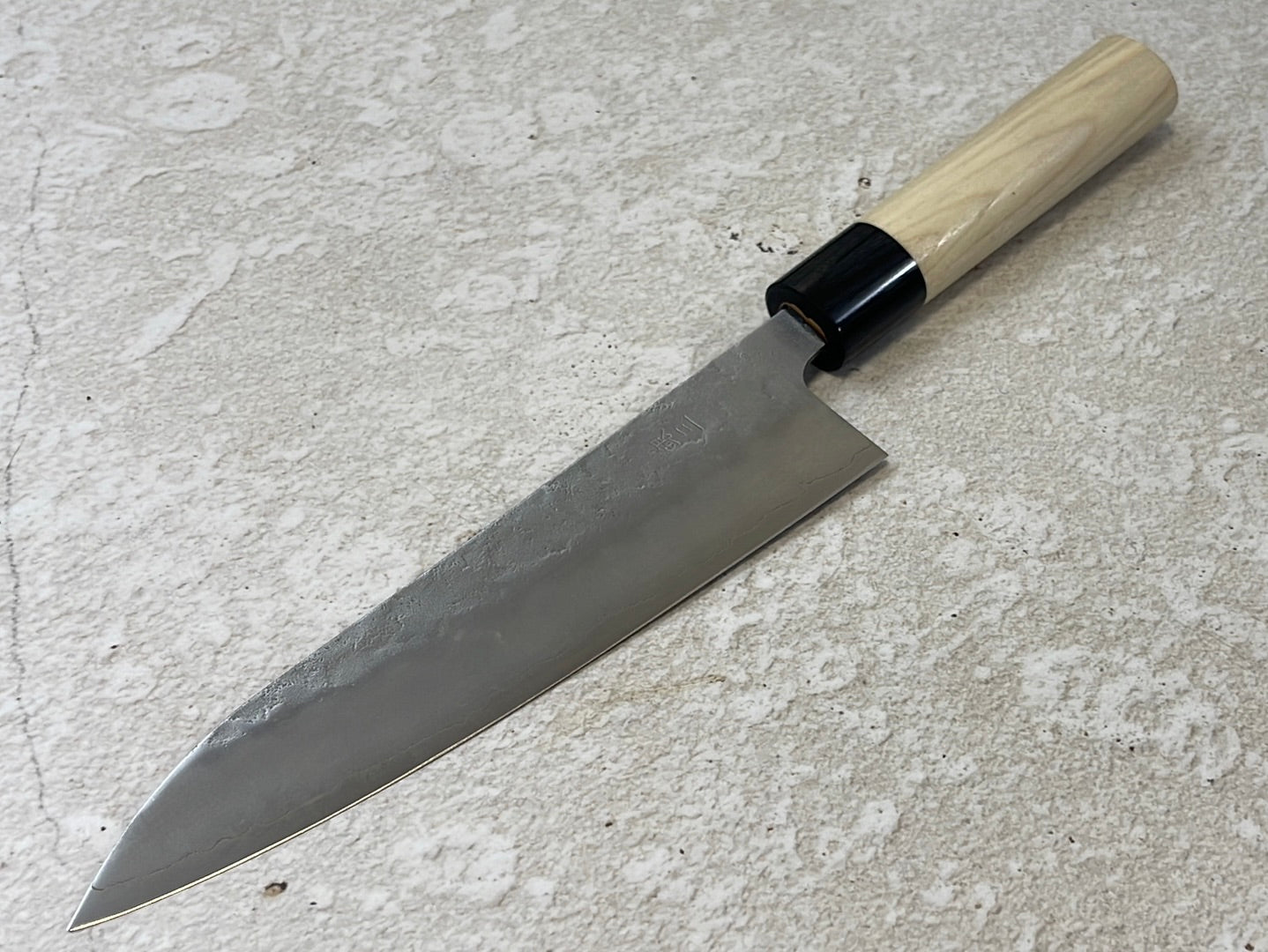 Tsunehisa G3 Nashiji HBC Gyuto 180mm - Made in Japan 🇯🇵 Magnolia Oval Wa Handle