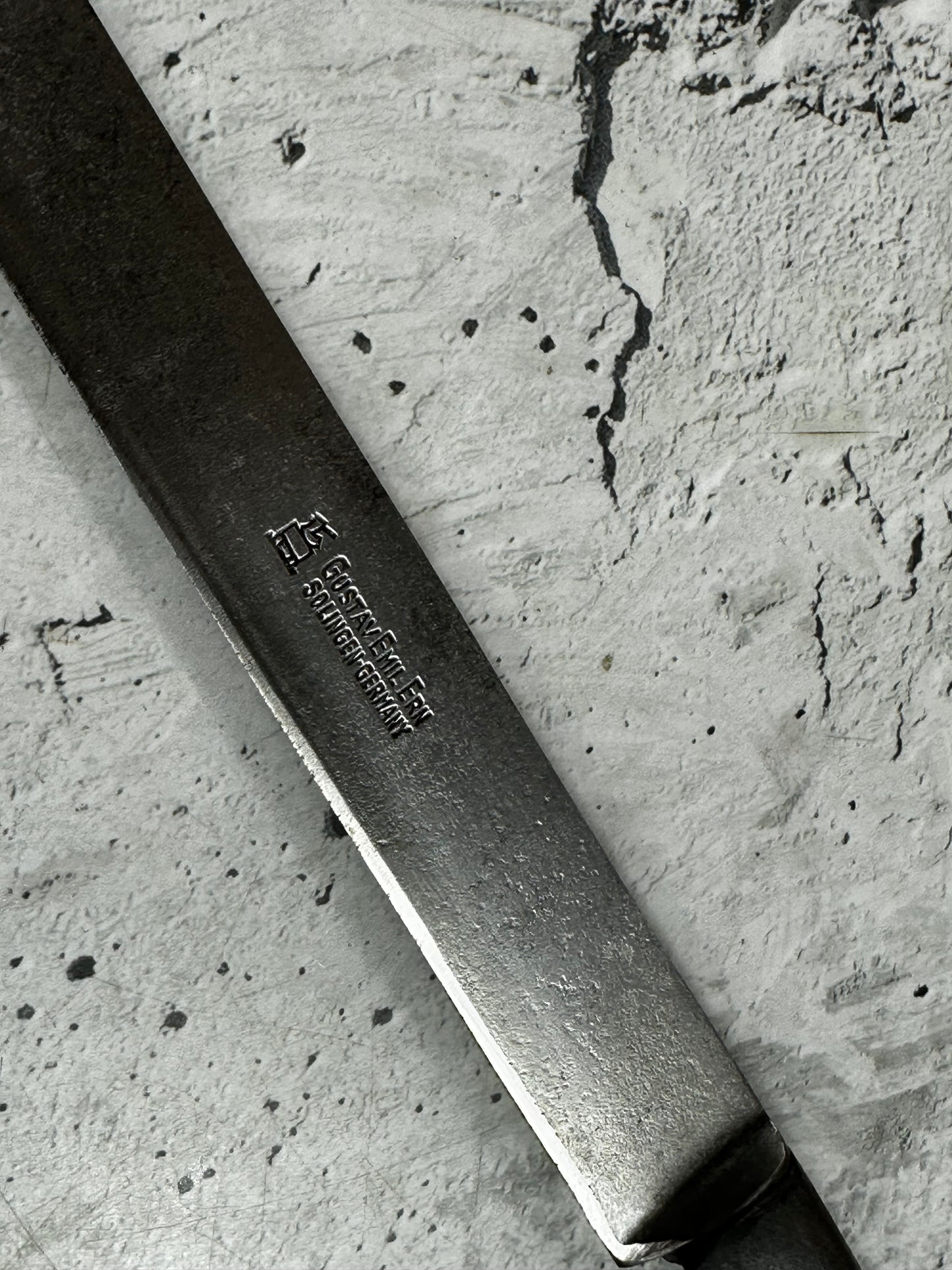 Vintage Gustav Emil Ern Fillet Flexible Knife 260mm Made in German Cabon steel 2005