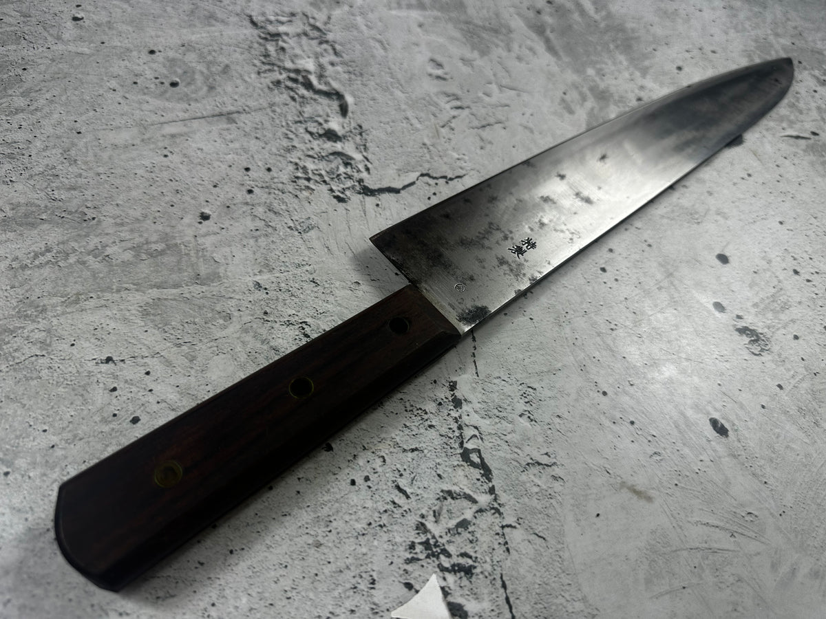 Vintage Minamoto Masakane Chef's Knife 300mm Carbon Steel 2299