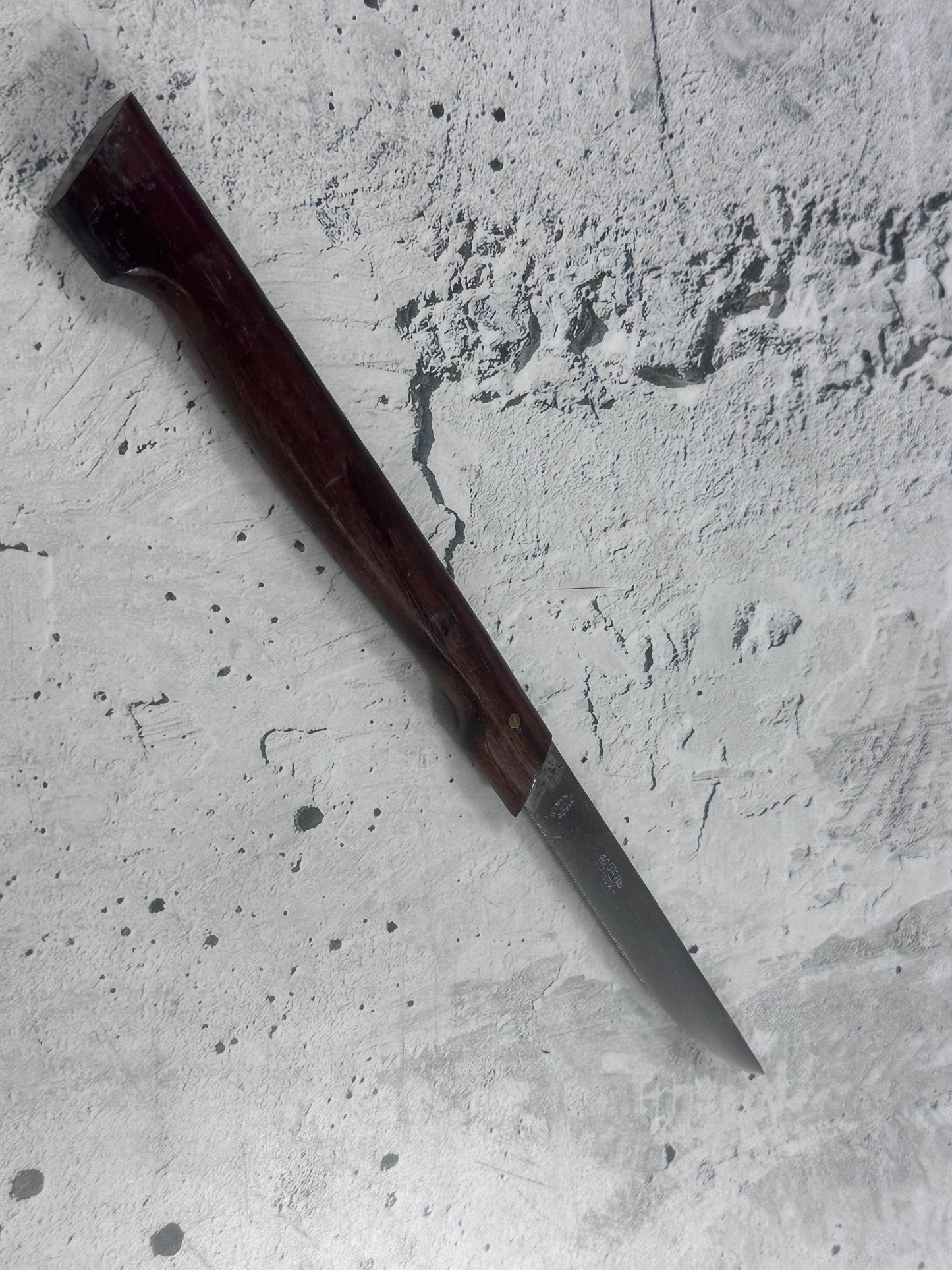 Vintage French Serrated Paring Knife 80mm Stainless Steel 2170