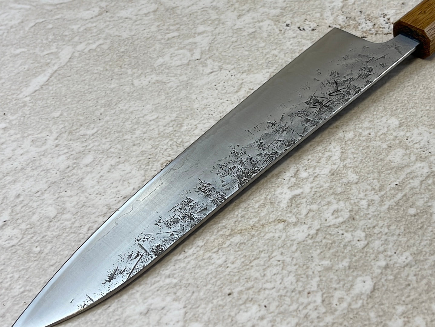 Tsunehisa SLD Washiji KOY Gyuto Knife 240mm - Made in Japan 🇯🇵 Oak Yaki Handle