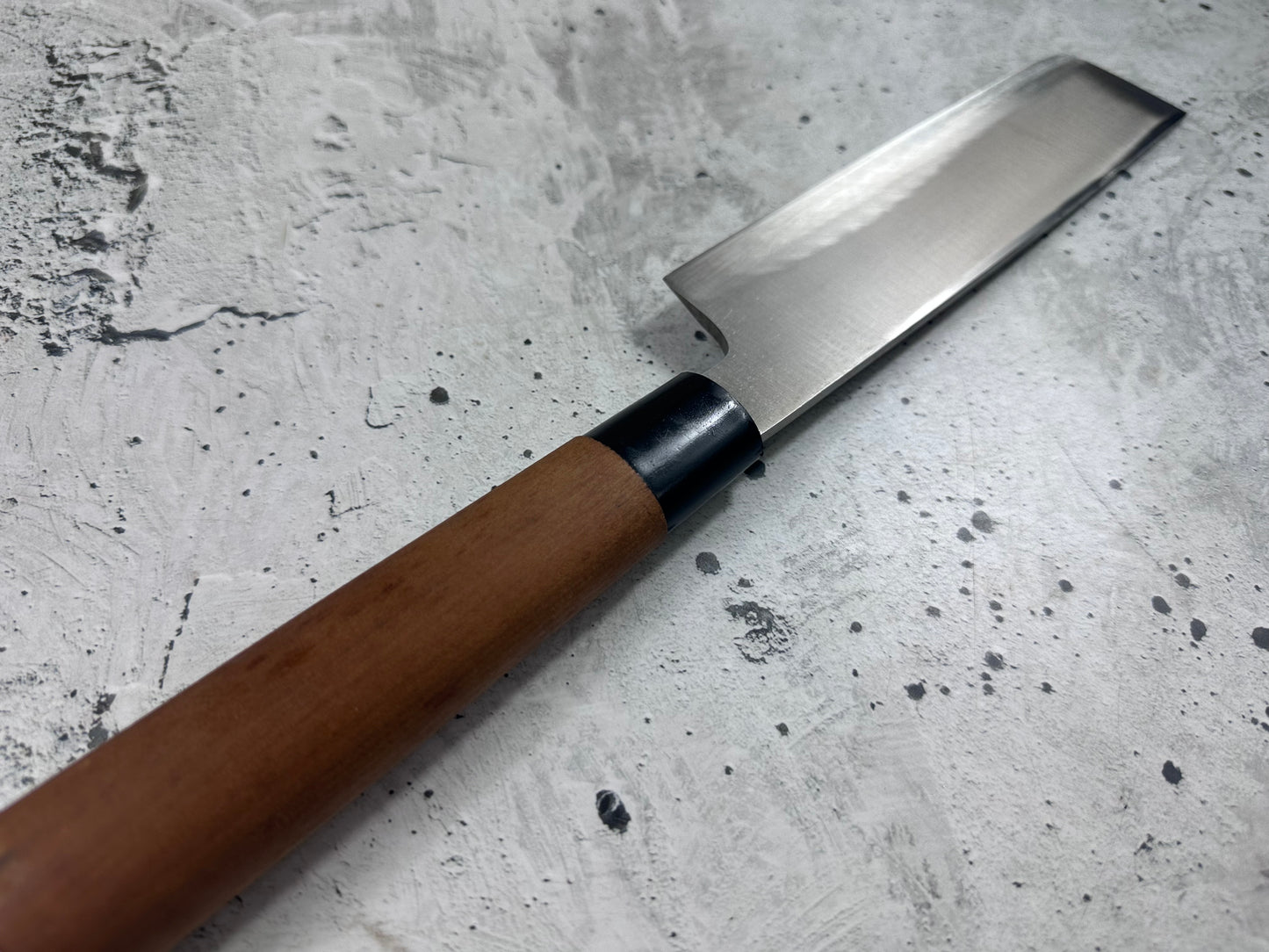 Vintage Bunmei Yoshikin Usuba Knife 200mm Carbon Steel Original Box 2137