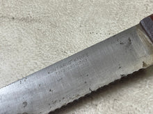 Load image into Gallery viewer, Vintage Ontario Serrated Knife 315mm Made in USA 🇺🇸 High Cabon steel 1893