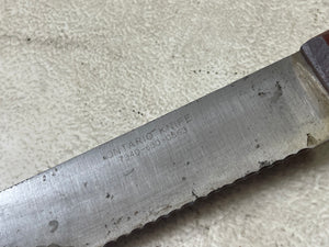 Vintage Ontario Serrated Knife 315mm Made in USA 🇺🇸 High Cabon steel 1893