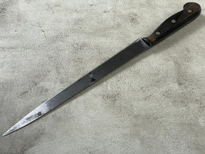 Vintage Gustav Emil Ern Flexible Filleting Knife 260mm Carbon Steel Made in Germany 🇩🇪 1909