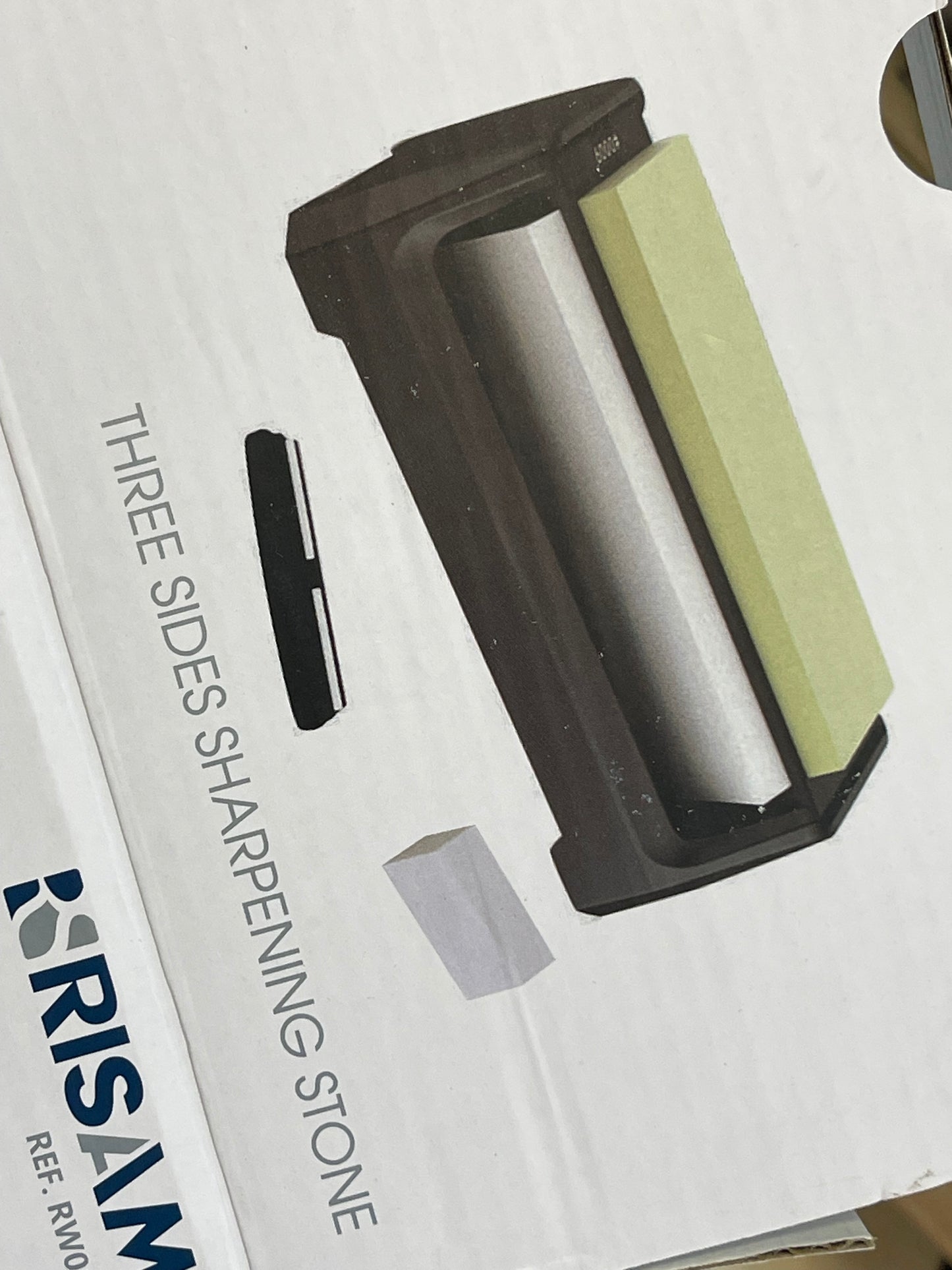 New Risan Three Sides Sharpening Stone With Base