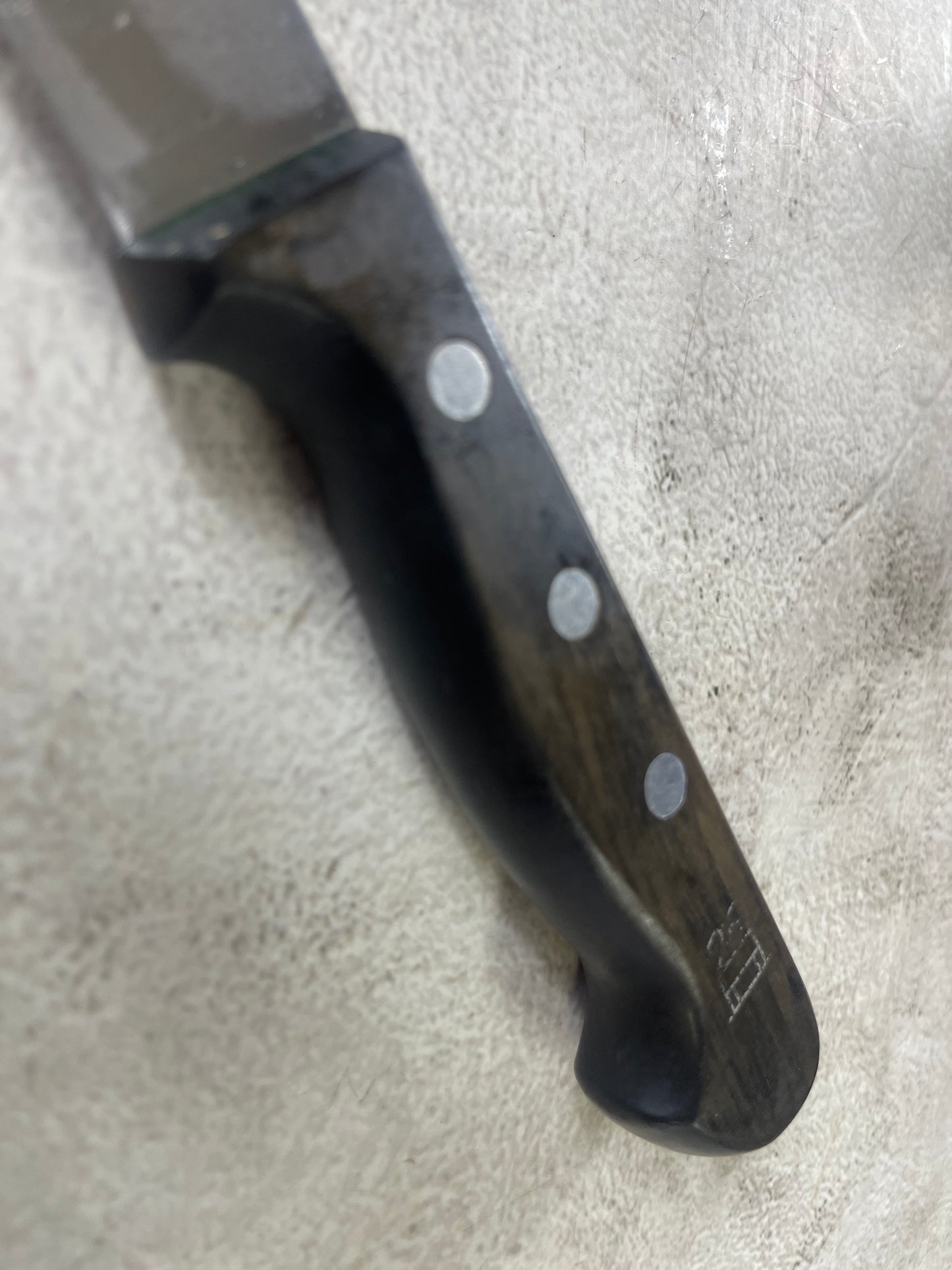 Vintage Gustav Emil Ern Flexible Brisket Knife 310mm High Carbon Steel Made in Germany 🇩🇪 1888