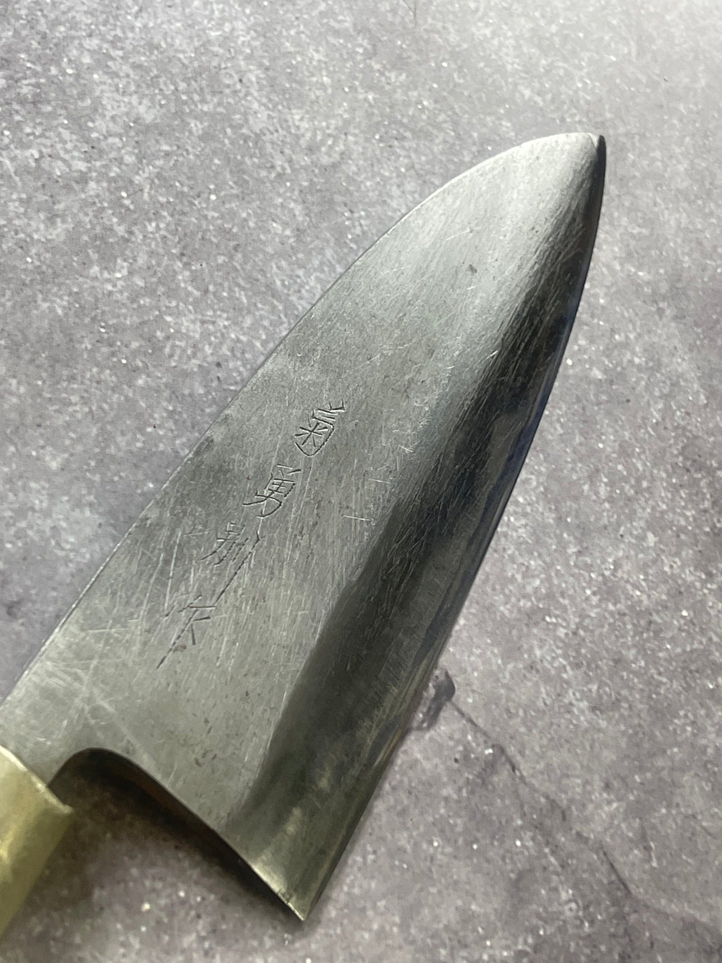 Vintage Japanese Deba Knife 170mm Made in Japan 🇯🇵 Carbon Steel 1751