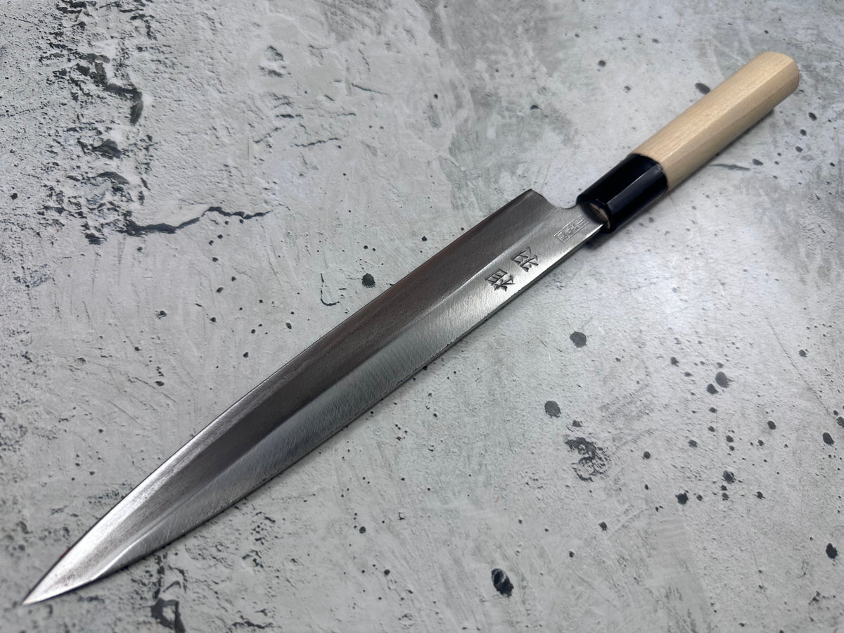 Vintage Seki Magoroku Sashimi Set 3Pcs Carbon Steel 2147