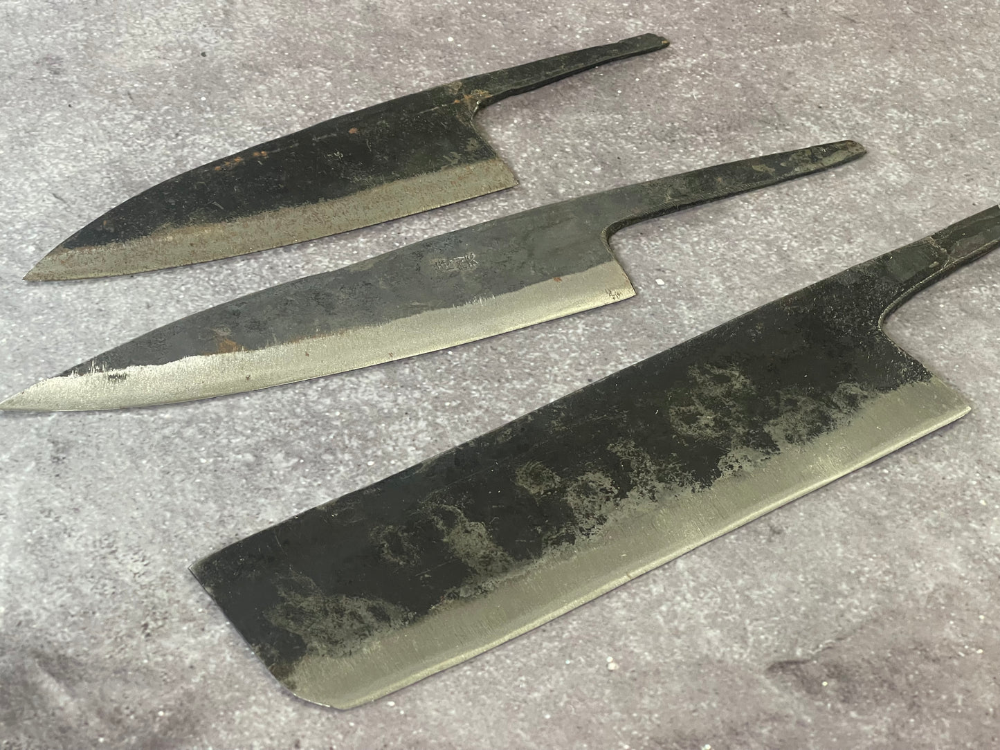 Japanese Project Knife Set  3x Carbon Steel Made In Japan 🇯🇵 1625