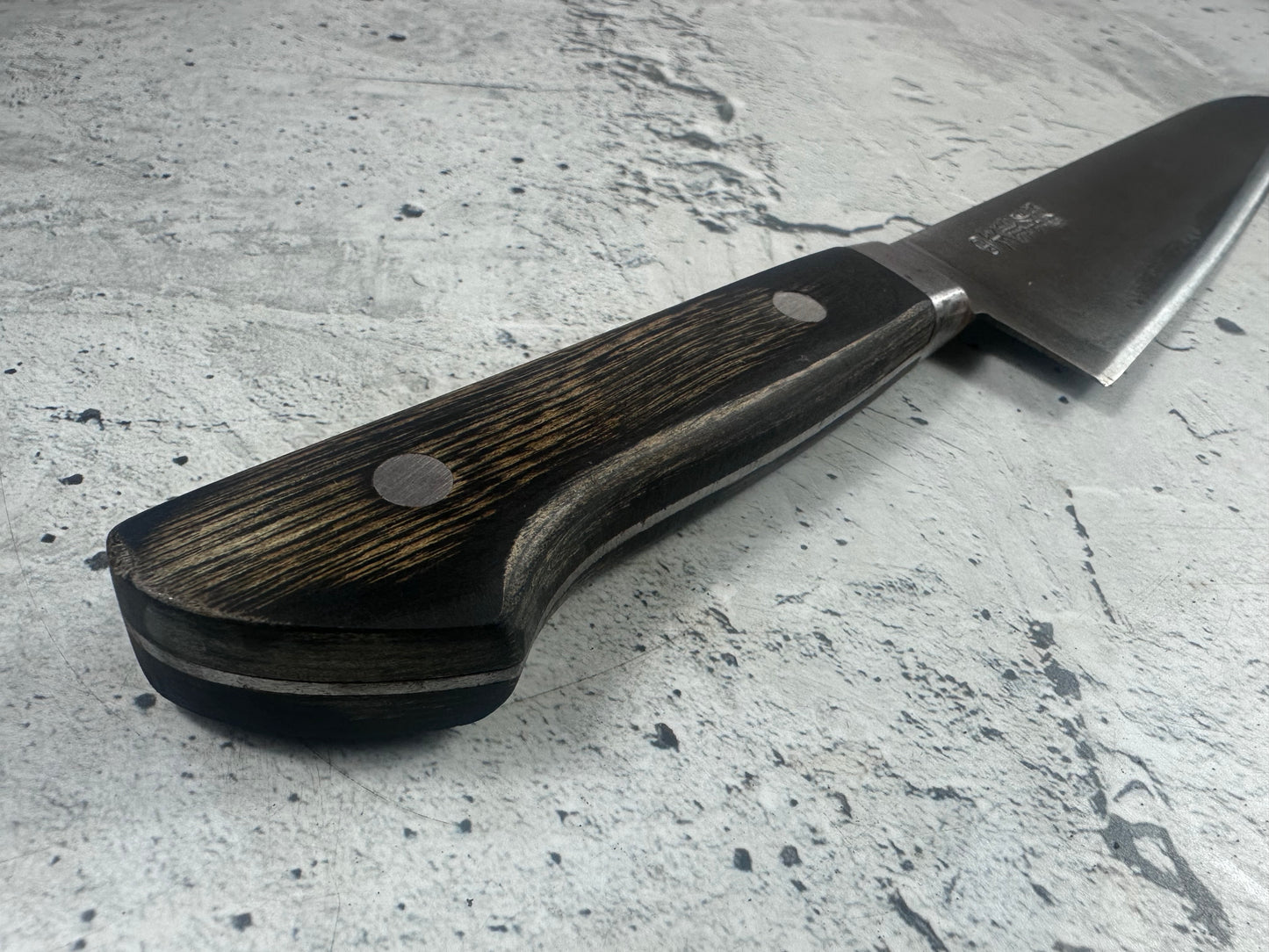 Vintage Japanese Gyuto Knife 210mm Carbon Steel  Made in Japan 2016