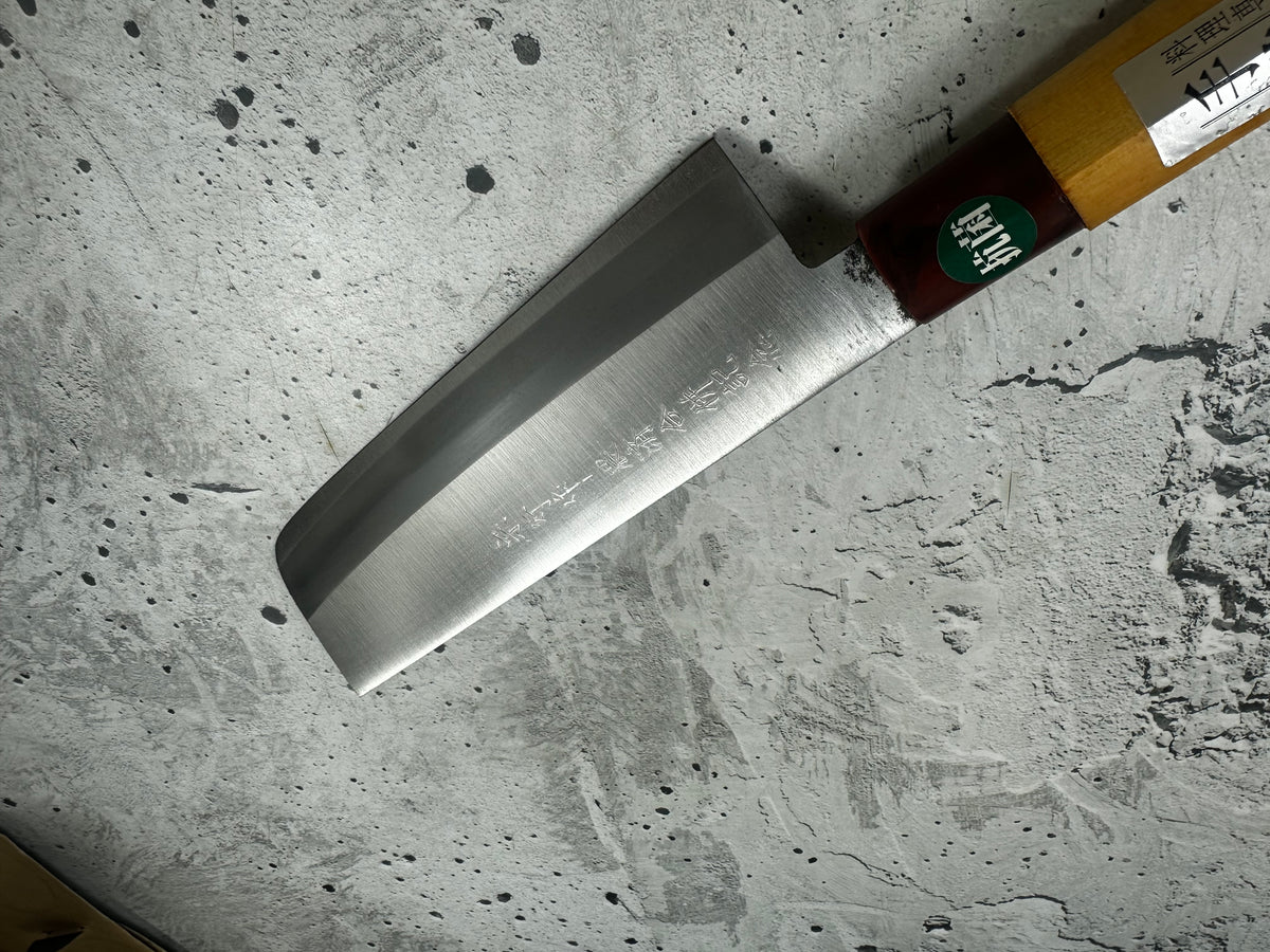 Vintage Sadomoru Nakiri Knife 160mm Carbon Steel  150mm 2353