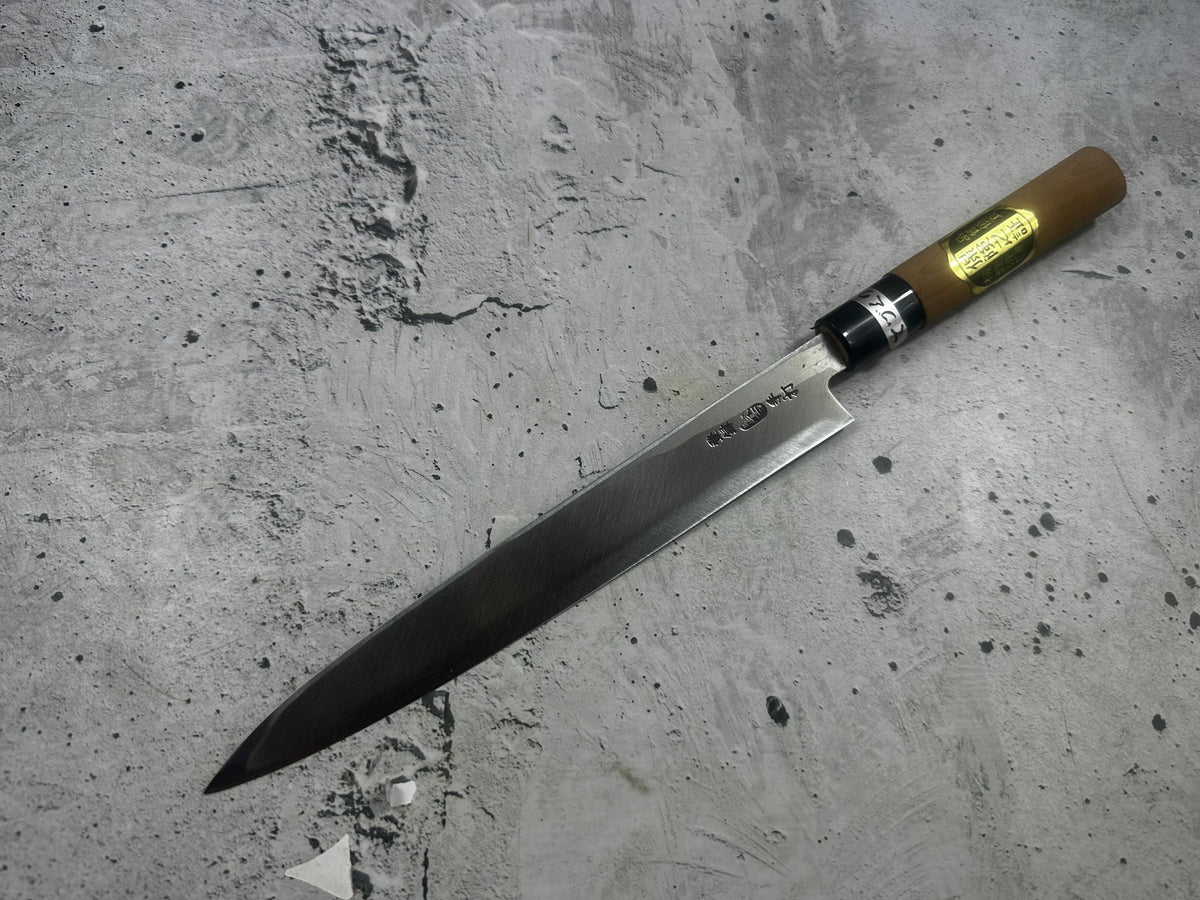 Vintage Bukichi Yanagiba Japanese Slicing Knife 2354