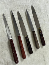 Load image into Gallery viewer, Vintage French Paring Knife Set 5x Made in France 🇫🇷 1974