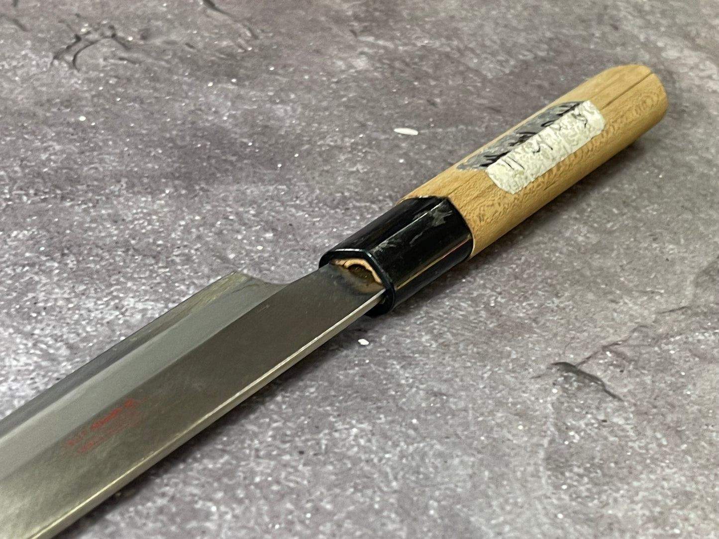 Vintage Japanese Yanagiba Knife 200mm  Made in Japan 🇯🇵 Carbon Steel 1683