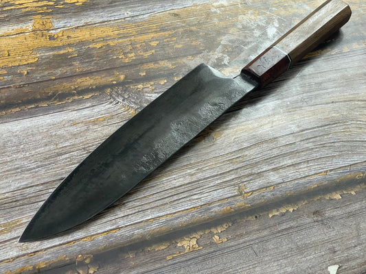 HG Blade Gyuto Knife 230mm Kurouchi Finish 1084 High Carbon Steel