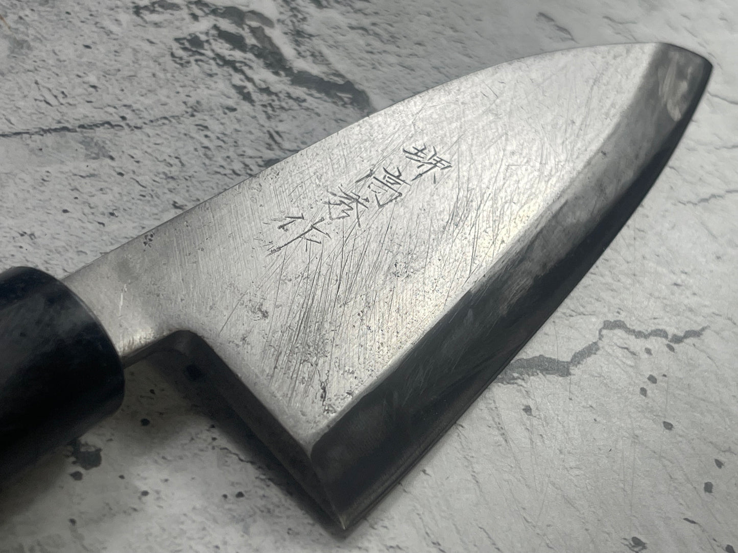 Vintage Japanese Deba Knife 150mm Made in Japan 🇯🇵 Carbon Steel 1752