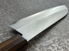 Load image into Gallery viewer, Masutani Kokuryu Nashiji Santoku 170mm  VG1 Steel Oak Handle