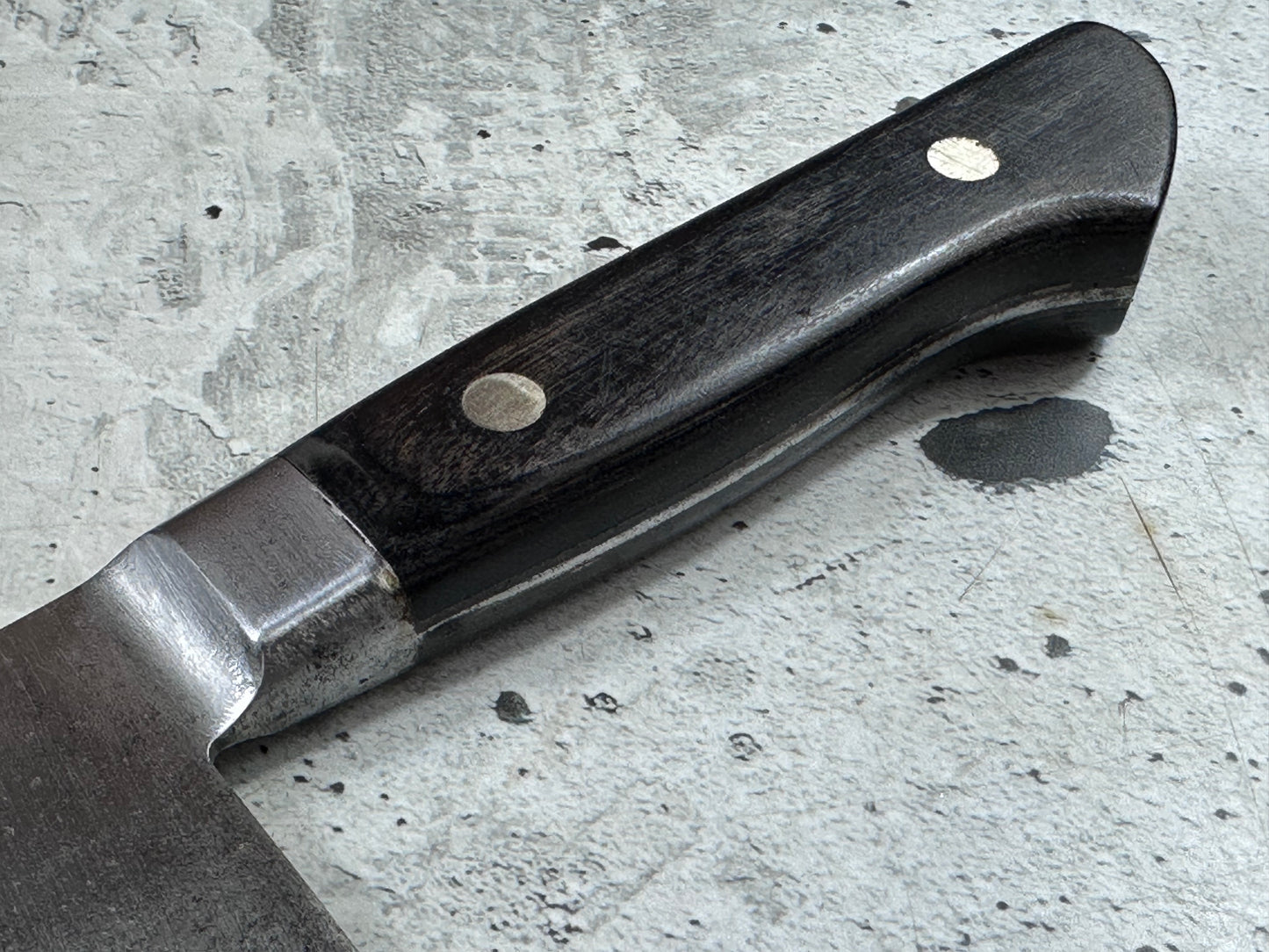 Vintage Kanehiro Santoku Knife 170mm Carbon Steel 2141