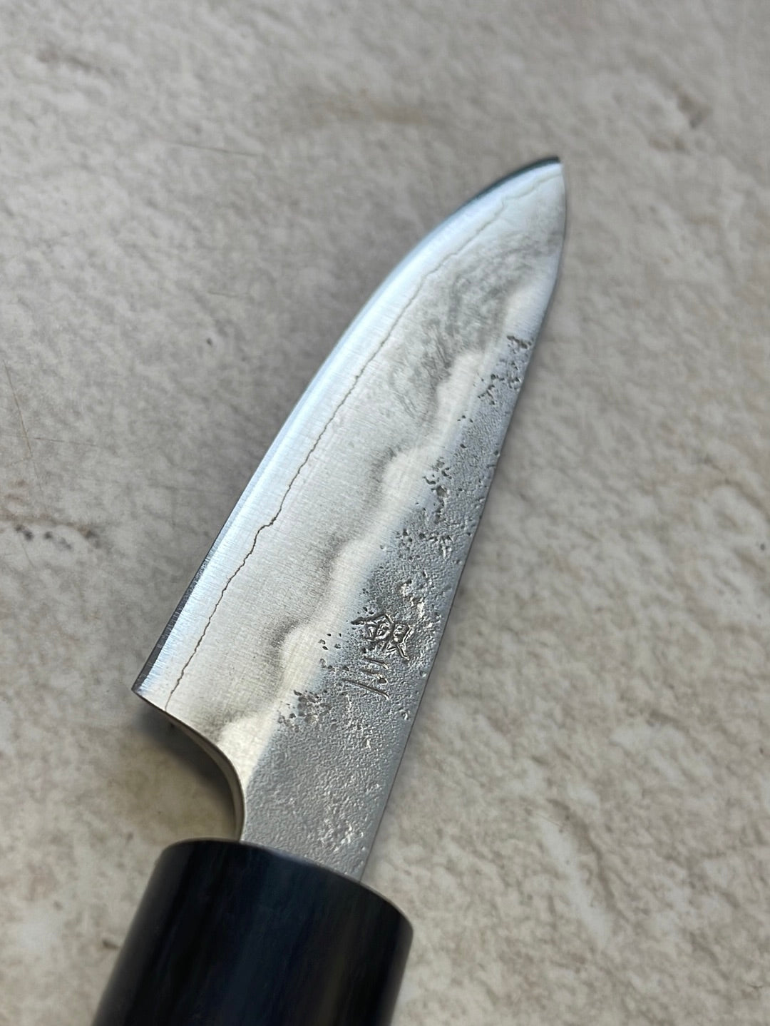 Tsunehisa G3 Nashiji HBC Petty 80mm - Made in Japan 🇯🇵 Magnolia Oval Wa Handle