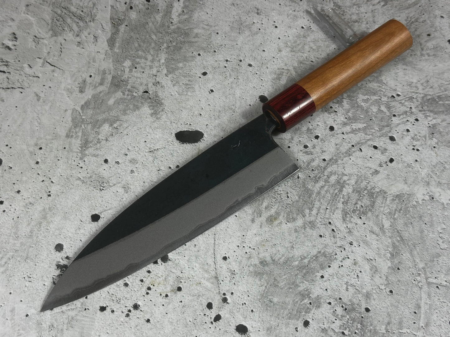 Muneishi Aogami 2 Iron Clad Gyuto 180mm Kurouchi Finish