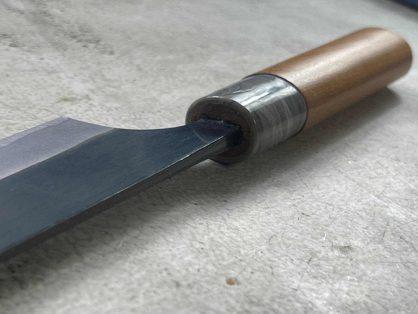 MASAKAGE MIZU Gyuto  180mm oval Cherry Wood Handle