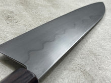 Load image into Gallery viewer, Kanefusa Gyuto 230mm Teakwood Burl &amp; Rosewood Handle &amp; Sheath