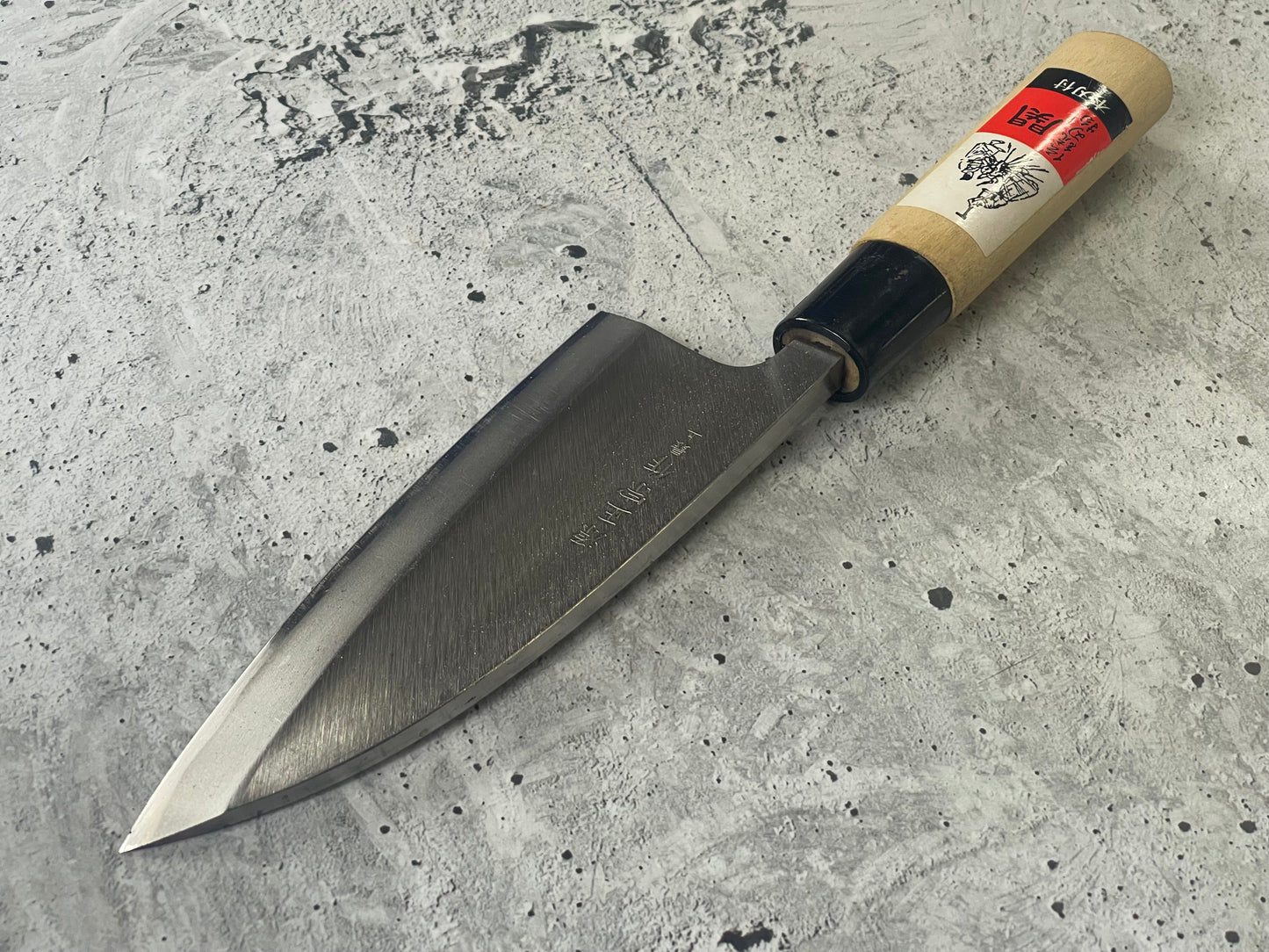 Vintage Japanese Deba Knife 150mm Made in Japan 🇯🇵 Carbon Steel 1756