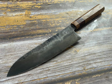 Load image into Gallery viewer, HG Blade Gyuto Knife 230mm Kurouchi Finish 1084 High Carbon Steel
