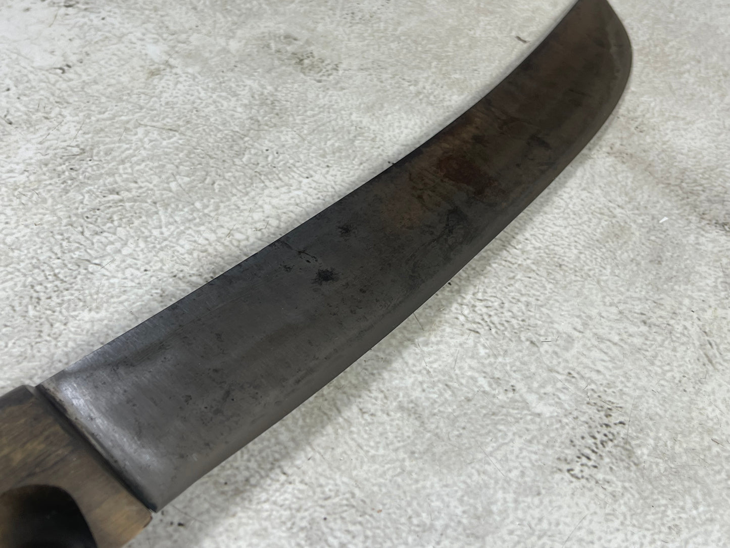 Vintage Gustav Emil Ern Butcher Machete Knife 315mm Made in Germany 🇩🇪 Cabon steel 1981