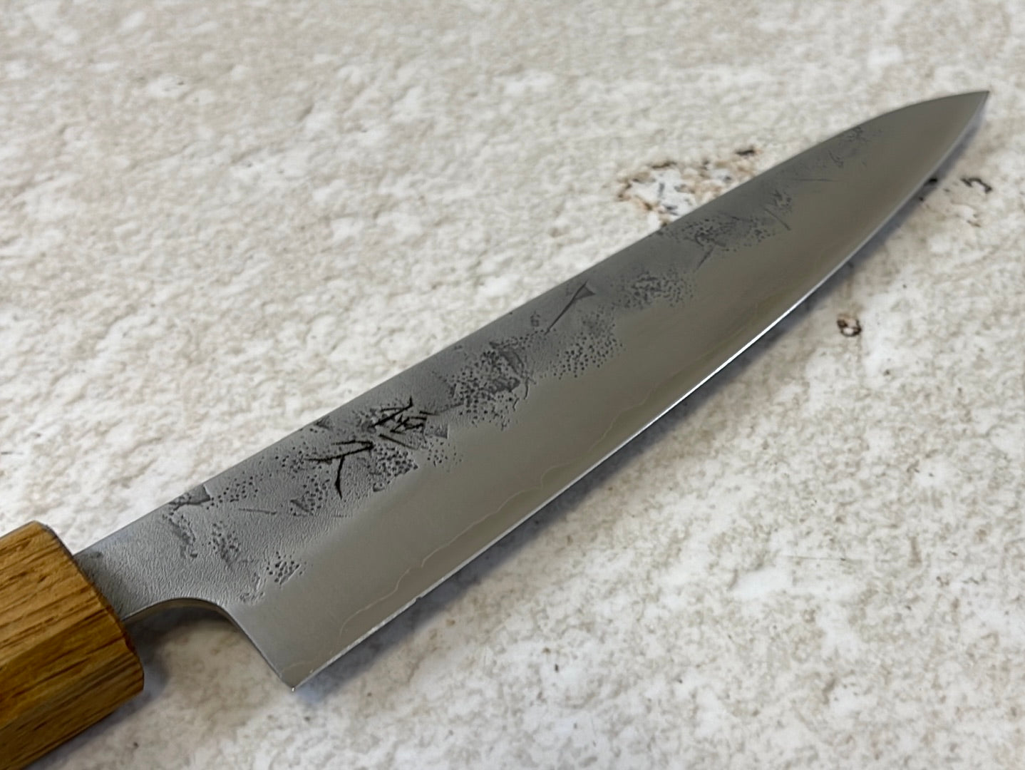 Tsunehisa SLD Washiji KOY Petty Knife 135mm - Made in Japan 🇯🇵 Oak Yaki Handle
