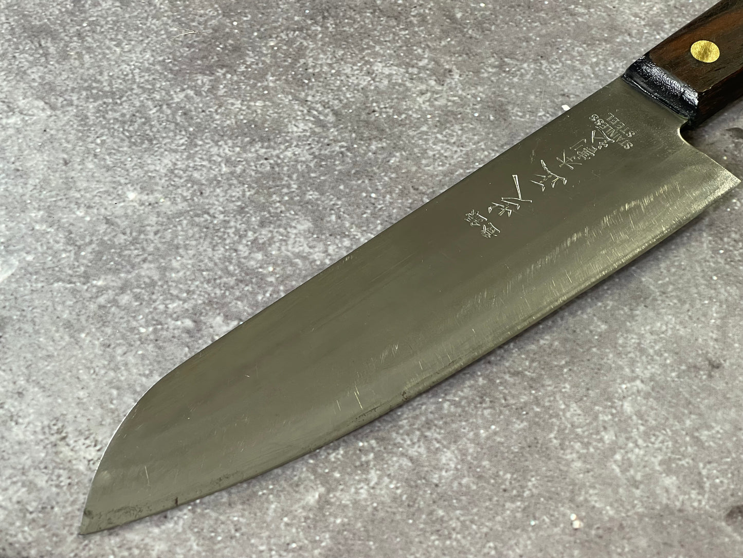 Vintage Japanese Santoku Knife 170mm Made in Japan 🇯🇵 1694