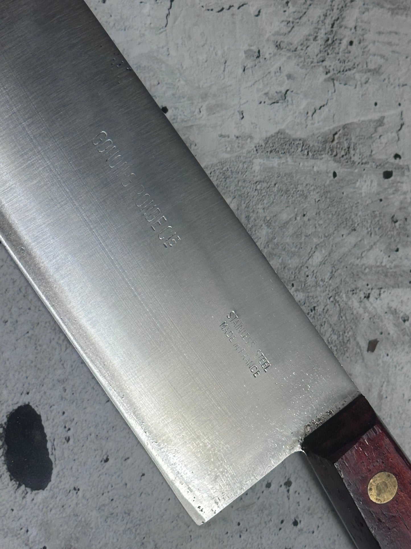 Vintage French Chef Knife 280mm High Carbon Steel Made in France 2036