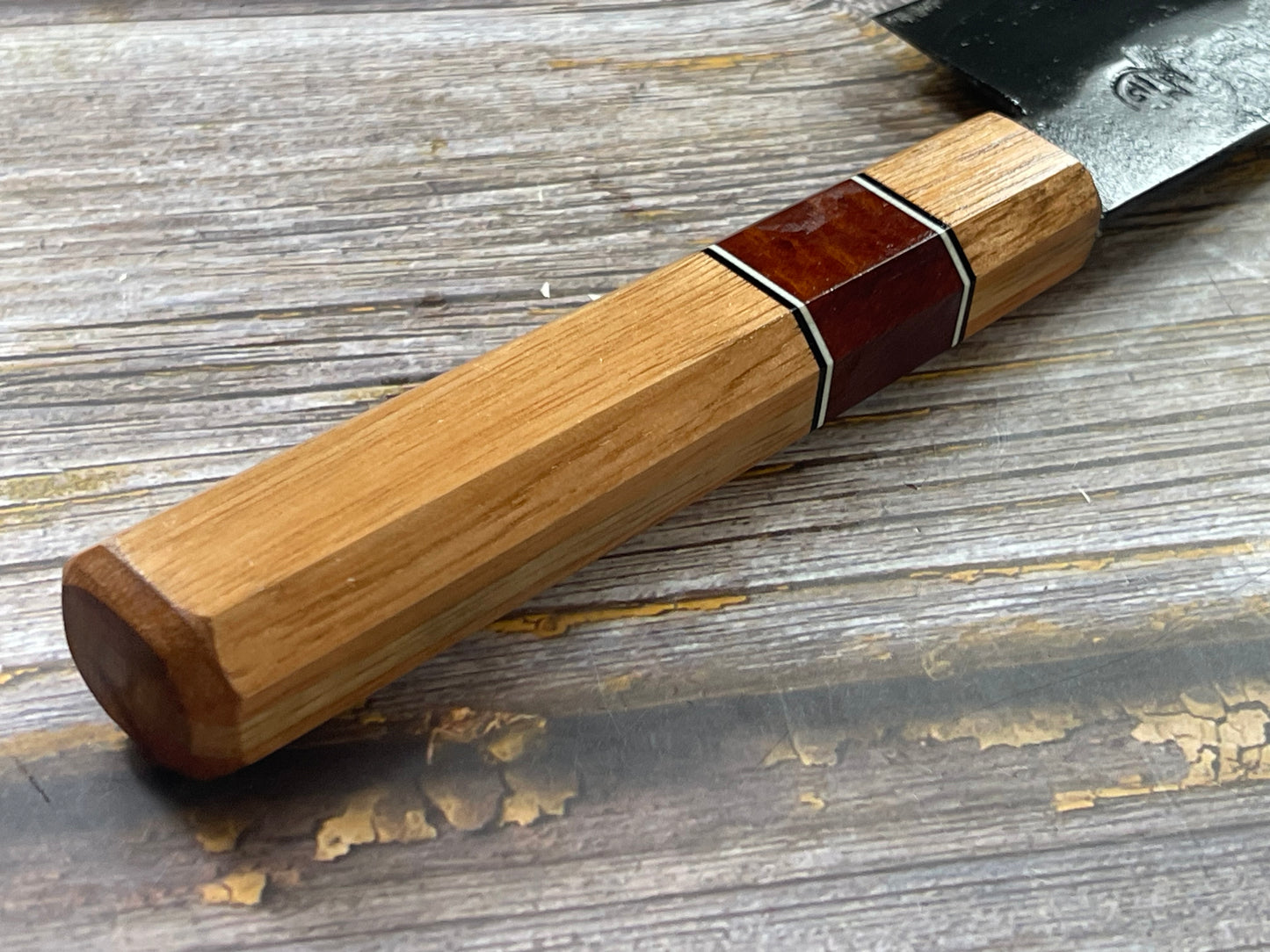 HG Blade Kiritsuke Knife 210mm Kurouchi Finish 1084 High Carbon Steel