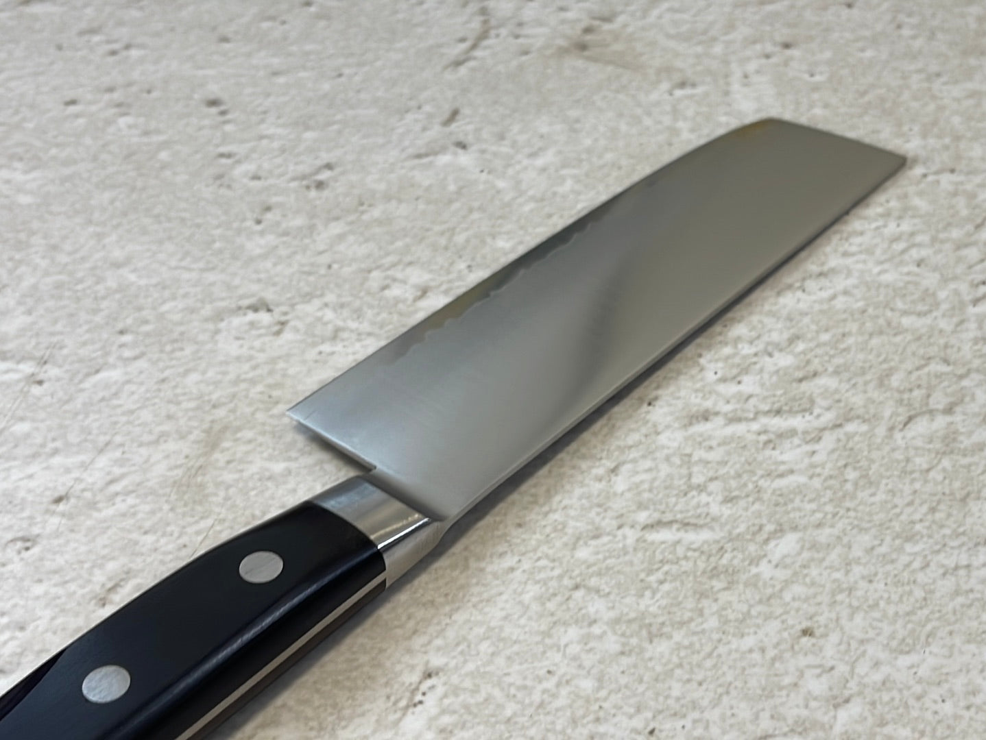 Tsunehisa VG1 Nakiri Knife 165mm  Black Pakkawood Handle - Made in Japan 🇯🇵