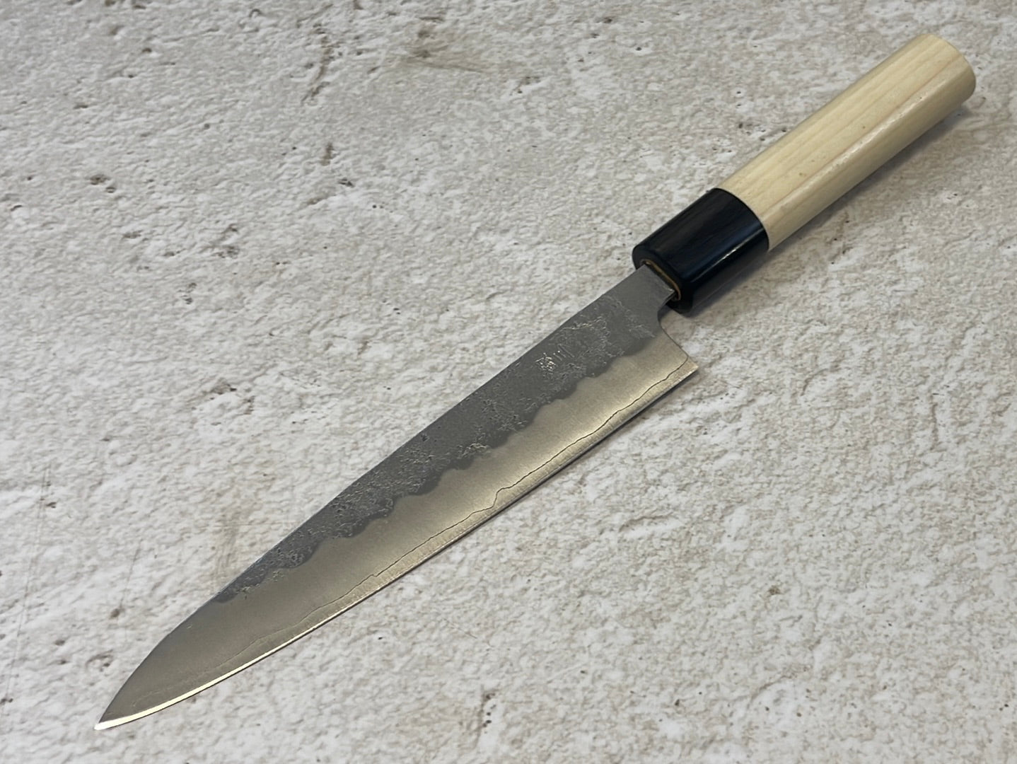 Tsunehisa G3 Nashiji HBC Petty 135mm - Made in Japan 🇯🇵 Magnolia Oval Wa Handle