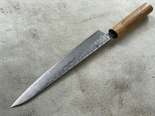 Load image into Gallery viewer, Tsunehisa Shiro White Steel &amp; Stainless Clad Sujihiki Knife 240mm Made in Japan 🇯🇵