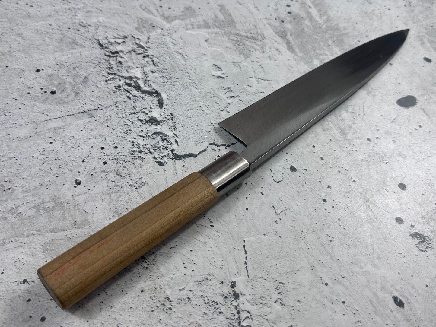 Vintage Sakai Bunkisaku Sashimi Knife 220mm Carbon Steel Wood Handle 2226
