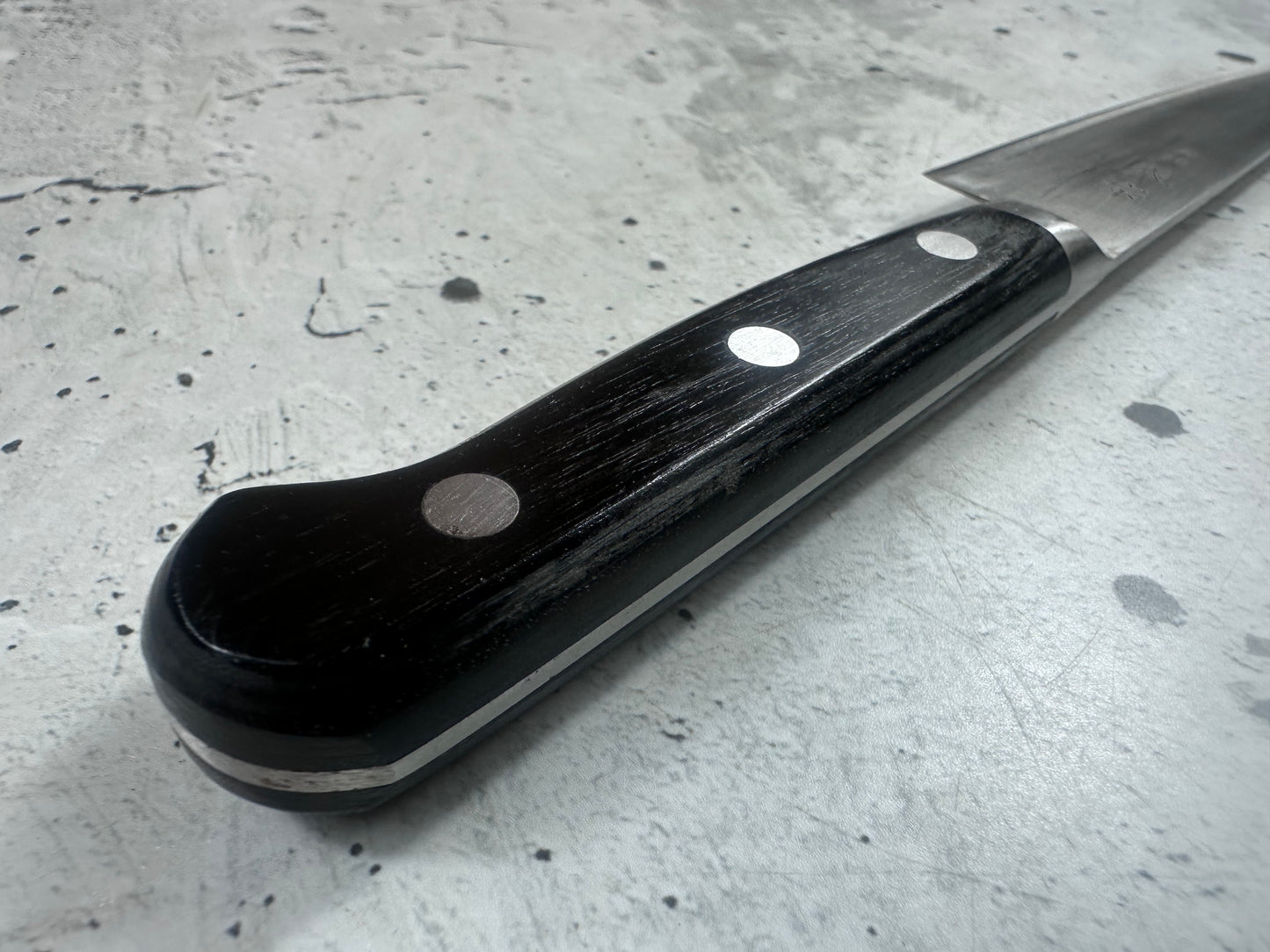 Vintage Yoshimune Petty Knife 120mm Carbon Steel 2140