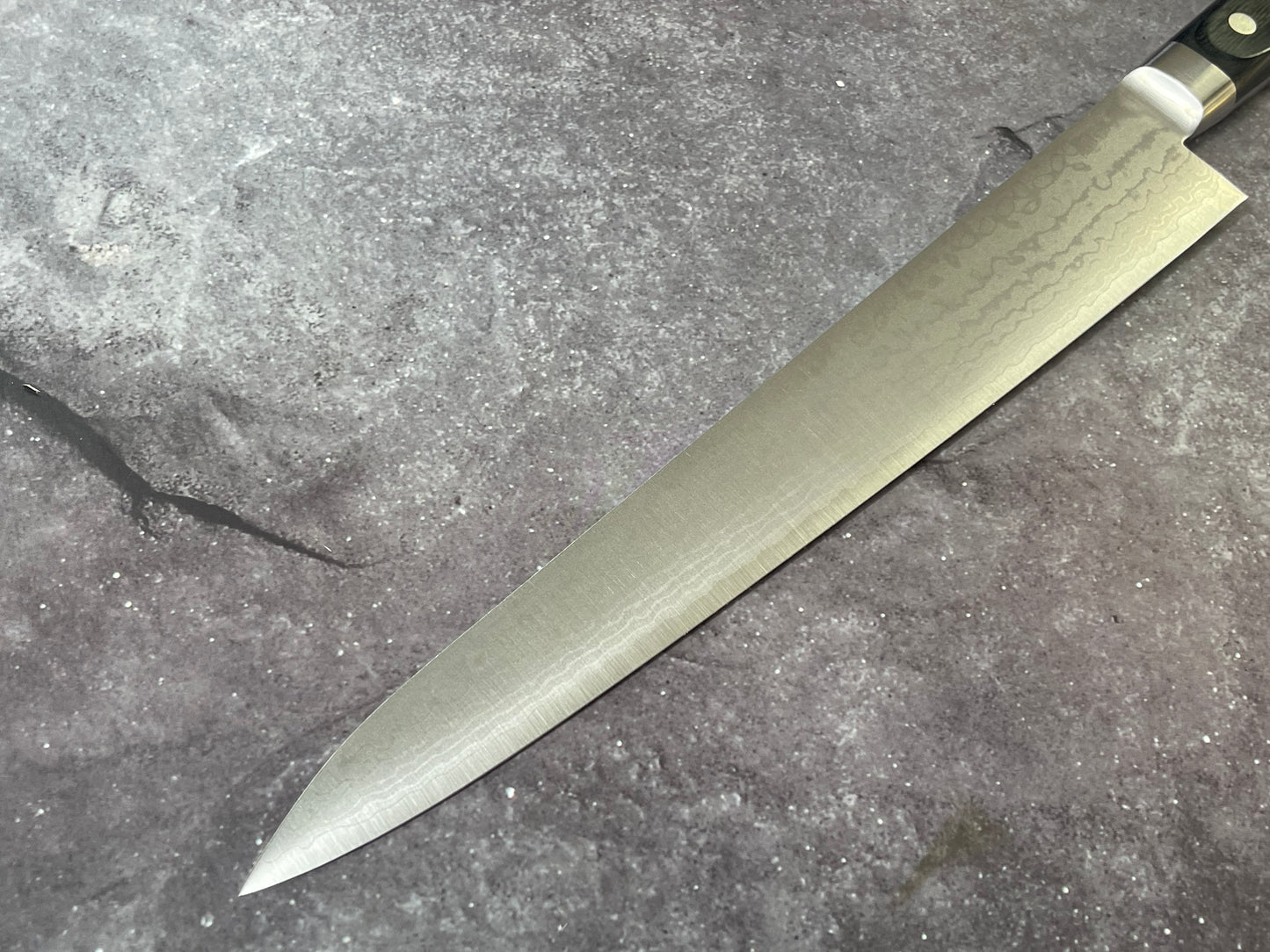 Tsunehisa VG-10 Damascus Sujihiki 270mm Oak Handle Made in Japan 🇯🇵