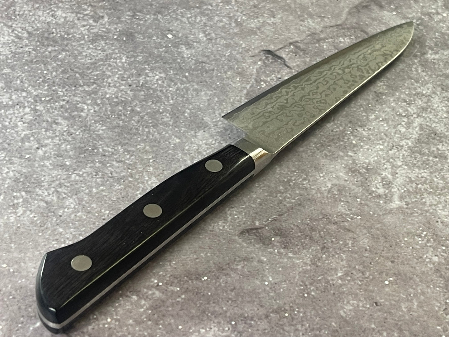 Tsunehisa VG-10 Damascus Petty 120mm Oak Handle Made in Japan 🇯🇵