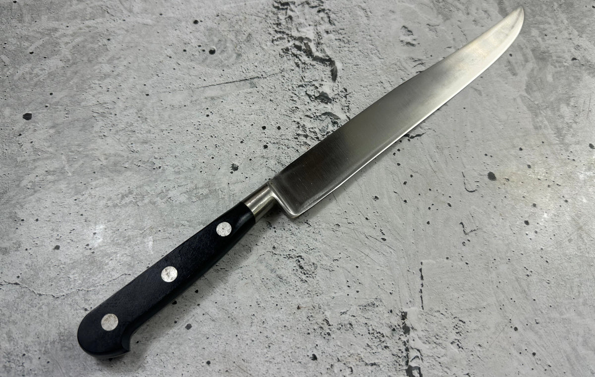 Vintage French Sabatier Carving Knife 220mm High Carbon Steel POM Handle  2269