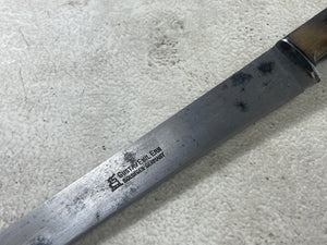 Vintage Gustav Emil Ern Flexible Filleting Knife 260mm Carbon Steel Made in Germany 🇩🇪 1909