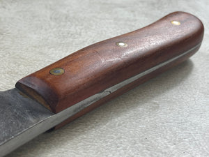 Vintage Seelbach Butcher Cleaver Knife 200mm Carbon Steel Blade Made in Germany 🇩🇪 1944